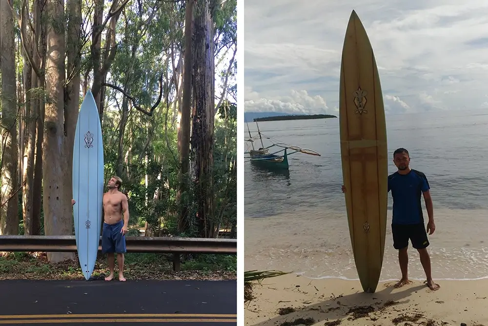 The Surfboard that floated from Hawaii to the Philippines.